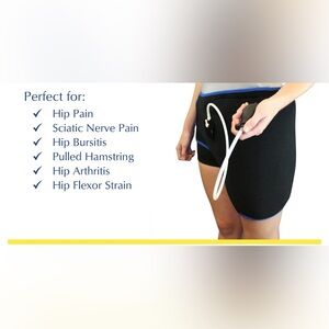 Hip surgery/therapy/cryotherapy Devon air pump ice pack compression/injury brace